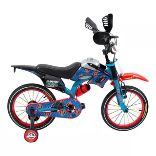 Bicicleta Infantil Simil Motocross Rodado 16  Disney Premium