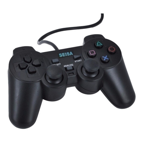 Joystick Seisa SJ-802 PS2 negro