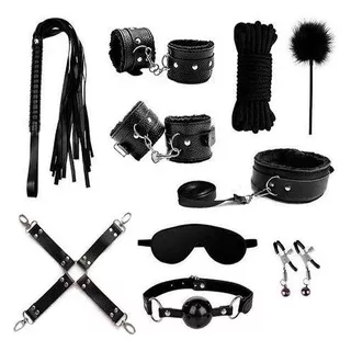 Kit Erotico Sado Deluxe Bondage Bdsm 50 Sombras De Grey