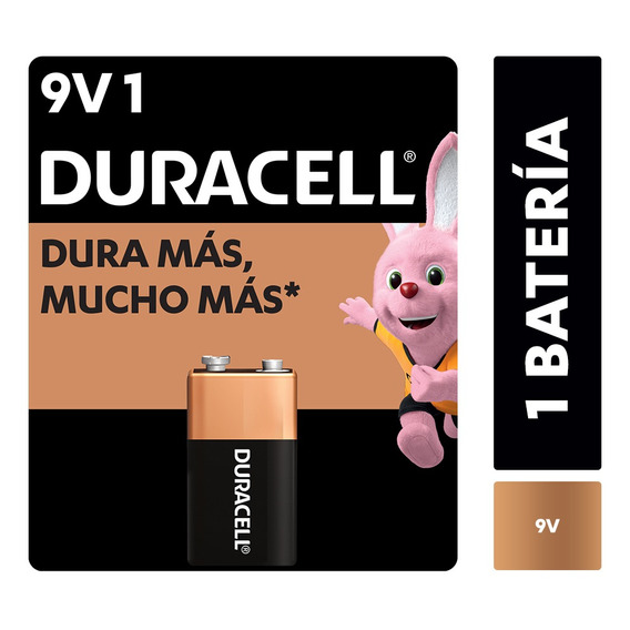 Batería Alcalina Duracell Blíster 9v