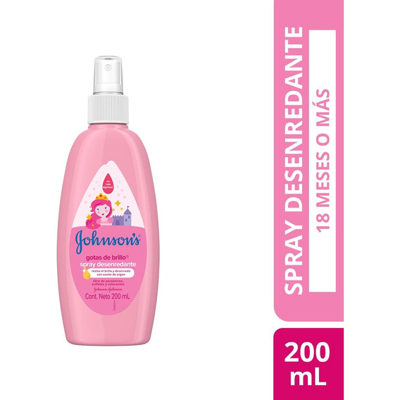 Spray Peinado Niños Johnson's® Gotas De Brillo® X 200 Ml.