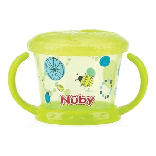 Bowl Nuby Snack Keeper-cerealero Maternelle Color Verde