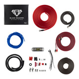 Kit De Cable De Audio 4ga Rca- Black Diamond 