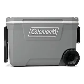 Caixa Cooler Térmico Silver Ash 62qt 59l Com Rodas - Coleman Cor Cinza