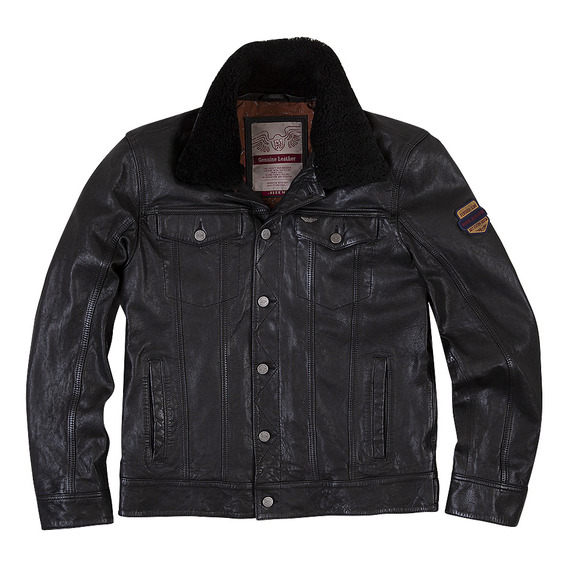 Chaqueta Hombre De Cuero Dublin Negro Fw 2023 Ferouch