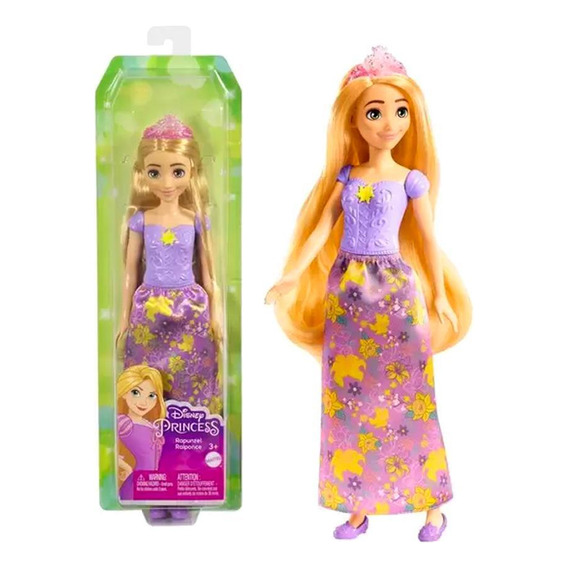 Muñeca Princesa Disney Rapunzel Hlx32 Mattel