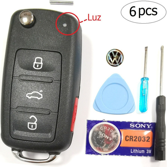 Carcasa Llave Para Vw Clasico Jetta Golf Vento Mk6 2012 2016