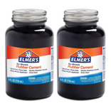 Elmer's Rubber Cement No Wrinkle 118 Paquete De 2 Color CaféPegamento Cemento de goma Elmer's Rubber Cement color café de 200g no tóxico - Pack de 2 unidades