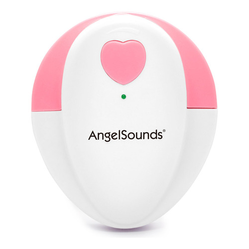 Doppler Fetal Prenatal Angel Sounds Frecuencia Cardíaca Color Rosa