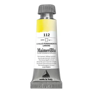 Aquarela Maimeriblu Tubo 12ml 112 Perm Yellow Lemo