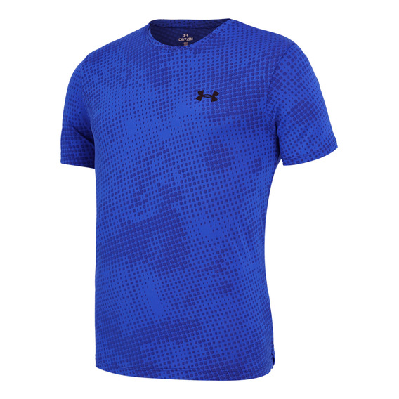 Playera Under Armour Entrenamiento Vent Jaquard Hombre Azul