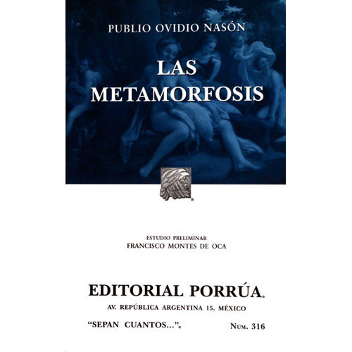 Las Metamorfosis Publio Ovidio Nasón 