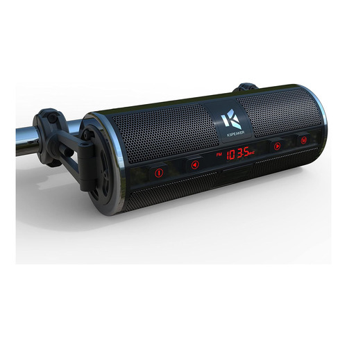Kspeaker Altavoces De Motocicleta Bluetooth Impermeable Sist Color Negro 110v