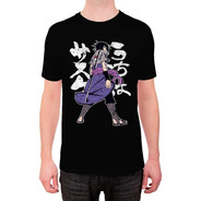 Camiseta Sasuke Uchiha Akatsuki Itachi Naruto Boruto Algodão