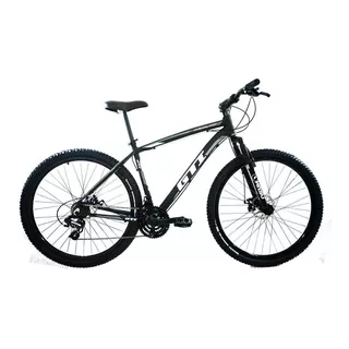 Mountain Bike Gti Roma Aro 29 19 21v Freios De Disco Mecânico Câmbios Mtb 7v Cor Preto/cinza