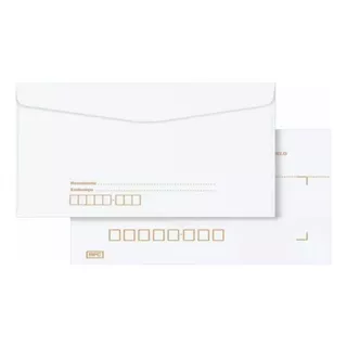 Envelope Ofício Rpc 114x229mm Branco Cof022 63g 1000un