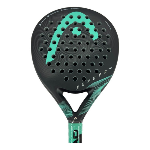 Pala De Padel Head Zephyr Pro 2023 365gr Color Negro/Verde