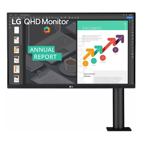 Monitor LG 27 Pulgadas Ergo Qhd 27qn880 Ips Usb Type C Ergon
