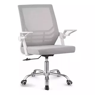 Silla De Oficina Exahome Ergonomica Gris Diseño Premium Material Del Tapizado Mesh