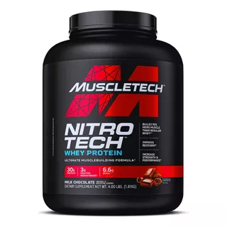 Suplemento En Polvo Muscletech  Performance Series Nitro-tech Proteína Sabor Milk Chocolate En Pote De 1.8kg