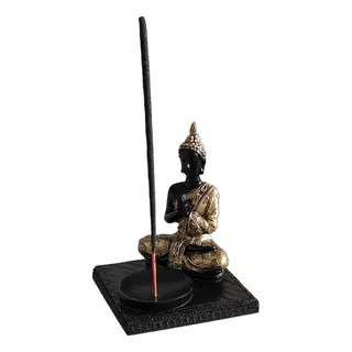 Incensário Quadrado Buda Meditando 