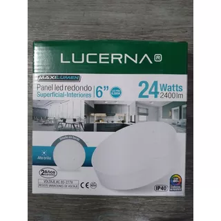 Lampara 24w Maxilumen Superficial Redondo Lucerna