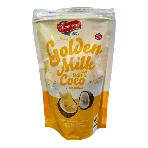 Golden Milk Con Leche En Polvo De Coco - Dicomere 150g