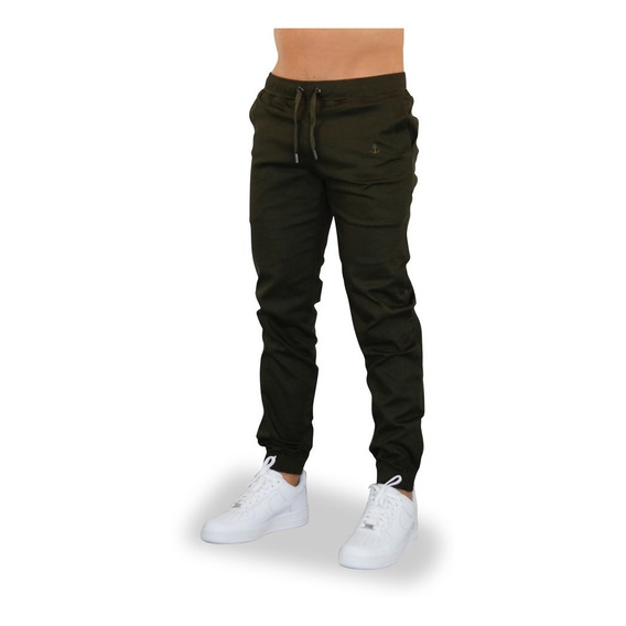 Jogger Casual Hombre Johnleopard Slim Pantalón Entubado Full