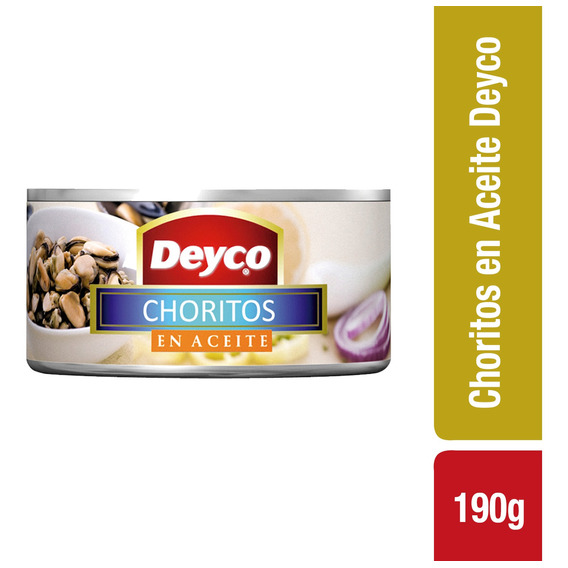 Choritos En Aceite Deyco 190g