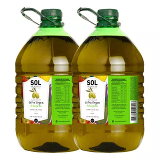 Aceite De Oliva Ev Sol De Aculeo Arbequina 2 X 5000 Ml