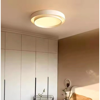 Plafon Led Sal Blanco Aplique 40cm 27w Luz Calida Dx