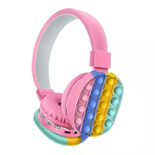 Audifonos Bluetooth Pop It Push Fidget Inalambrico Colores