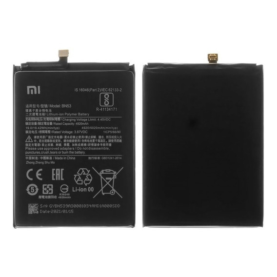 Bateria Compatible Xiaomi Redmi Note 10 Pro (global) Bn53 