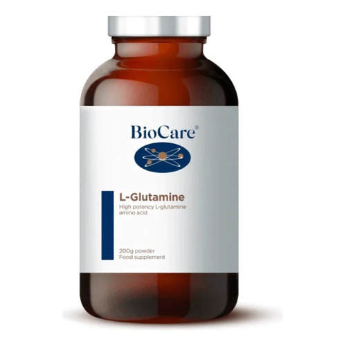 Biocare - L-glutamina En Polvo 200gr Sabor Sin sabor