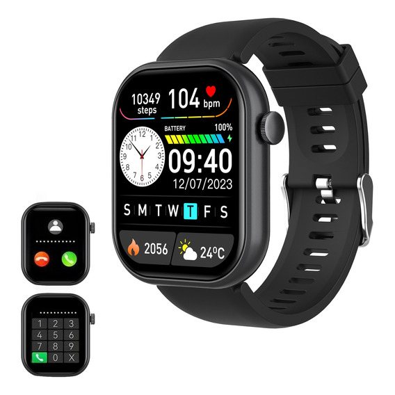 Reloj Inteligente Deportivo Con Llamada Bluetooth 2.01  