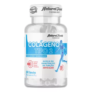 Clinical Labs Colageno Tipo 2 + Vitaminas Joelho E Articulação 60 Capsulas Sabor Sem Sabor