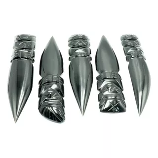 Set 5 Dagas Abrecartas Obsidiana Cuchillo 20cm