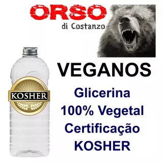 Glicerina Vegetal Bi-destilada Usp Pura Laudo 100% 5k Kosher