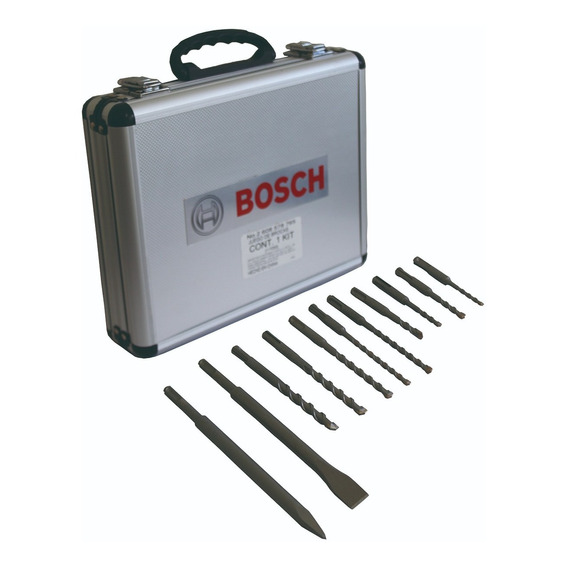 Juego De Brocas Y Cinceles Bosch Sds Plus 11 Pzas