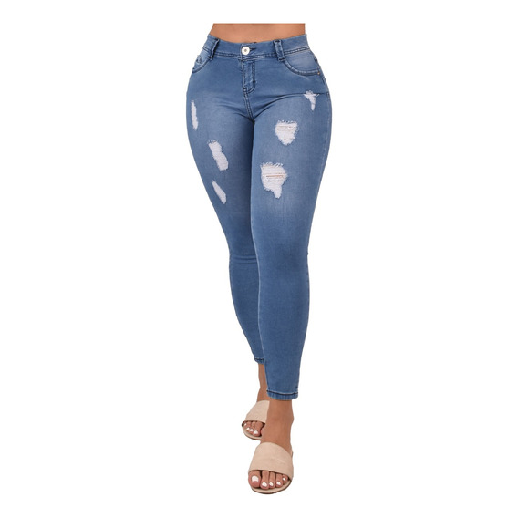 Jeans Mujer Levanta Pompa Colombianos Alta Calidad