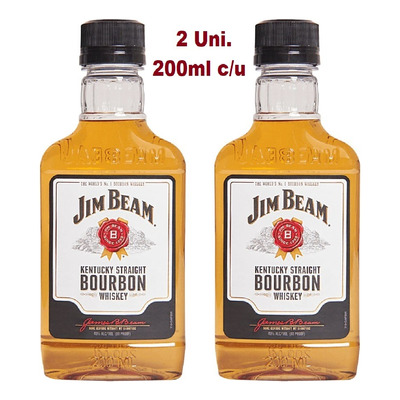 Whisky Jim Beam White 200ml  2 Unidades