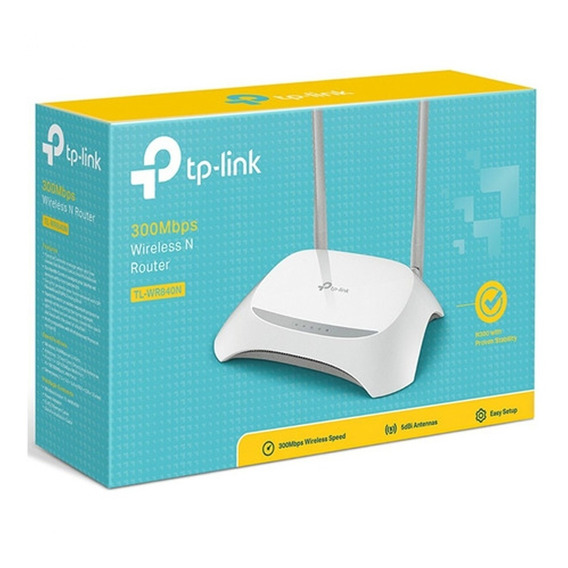 Stock! Tp-link Router Inalambrico Wifi 2.4ghz N 300mbps 840n