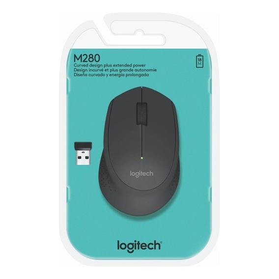 Mouse inalámbrico Logitech M280 negro
