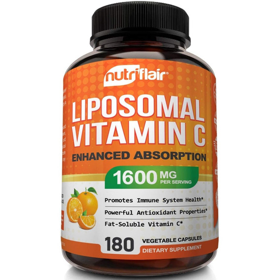 Vitamina C Liposomal Nutriflair 1600mg 180ct