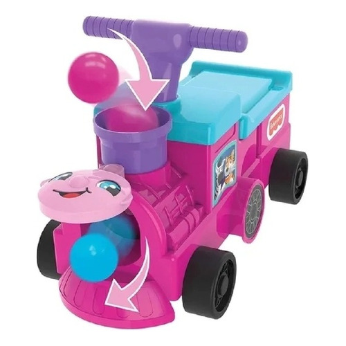 Andador Fisher Price Pata Pata Tren Tootin Verde O Rosa Color Rosa 40443