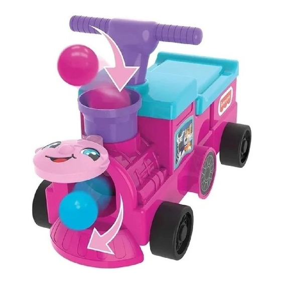 Andador Fisher Price Pata Pata Tren Tootin Verde O Rosa Color Rosa 40443