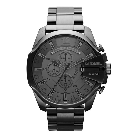 Reloj Hombre Diesel Mega Chief Acero Color de la correa Gris