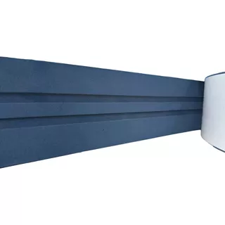Moldura Roda Meio Eva Adesivo Azul Marte 10cmx5mm 4 Metros