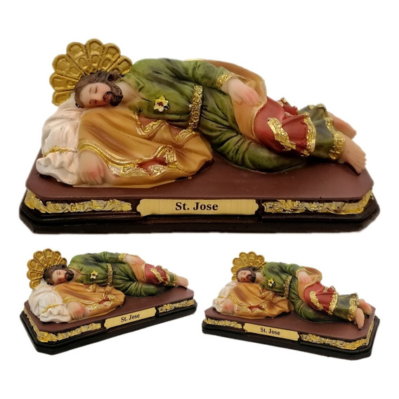 Escultura San José Dormido 12.5cm Bella Figura Religiosa 