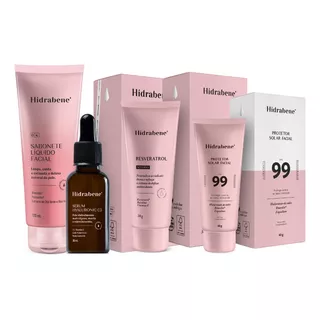 Kit Hidrabene Skincare Primeiros Sinais Anti-idade + Brinde